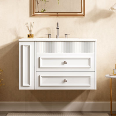 Meuble-lavabo mural 30 po