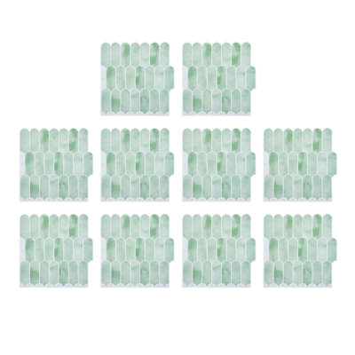 10Pcs Self-Adhesive Wall Tile Stickers