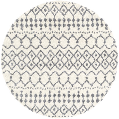 Tapis gris / blanc Shiloh