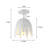 Cadreigh Steel Semi Flush Mount-2099609009