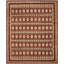 Marrakech Collection: Brown and Light Blue 8'x10'