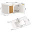 Meuble-lavabo de salle de bain autoportant de 30 po avec lavabo et armoire en bois massif entièrement assemblé