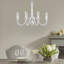 Lustre traditionnel en métal 8 lumières Amelia