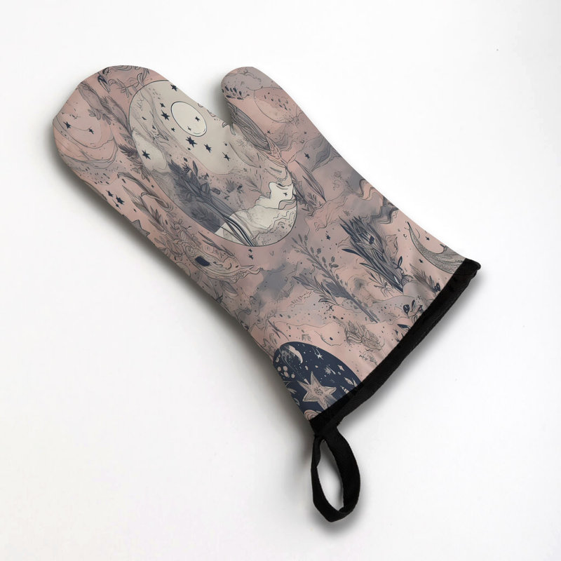 Celestial Dream Oven Mitt Cotton Twill