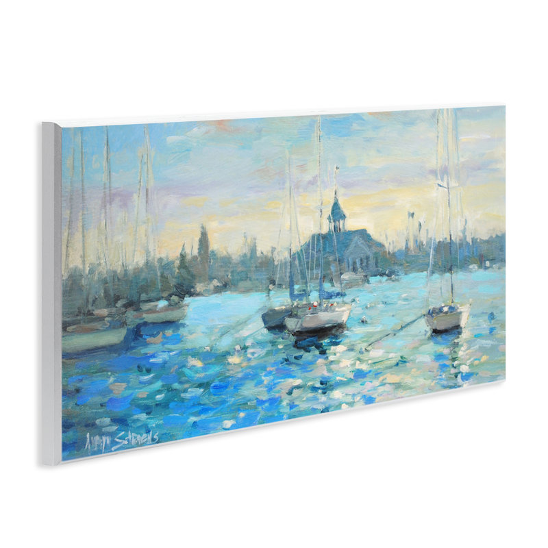 Plaque murale «Dimanche sur l'eau», design par Allayn Stevens