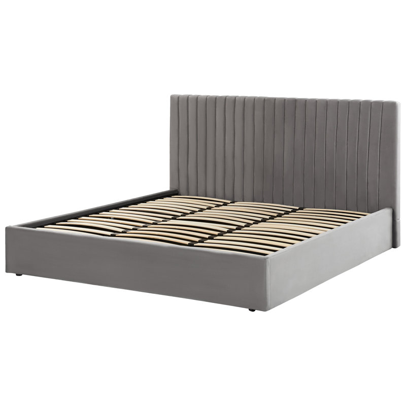 Antonio Upholstered Bed, Grey, Super King (6')
