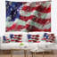 Tapisserie d'art abstrait drapeau usa-28482992