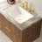 Elio 60" Striped Solid Wood Bathroom Vanity