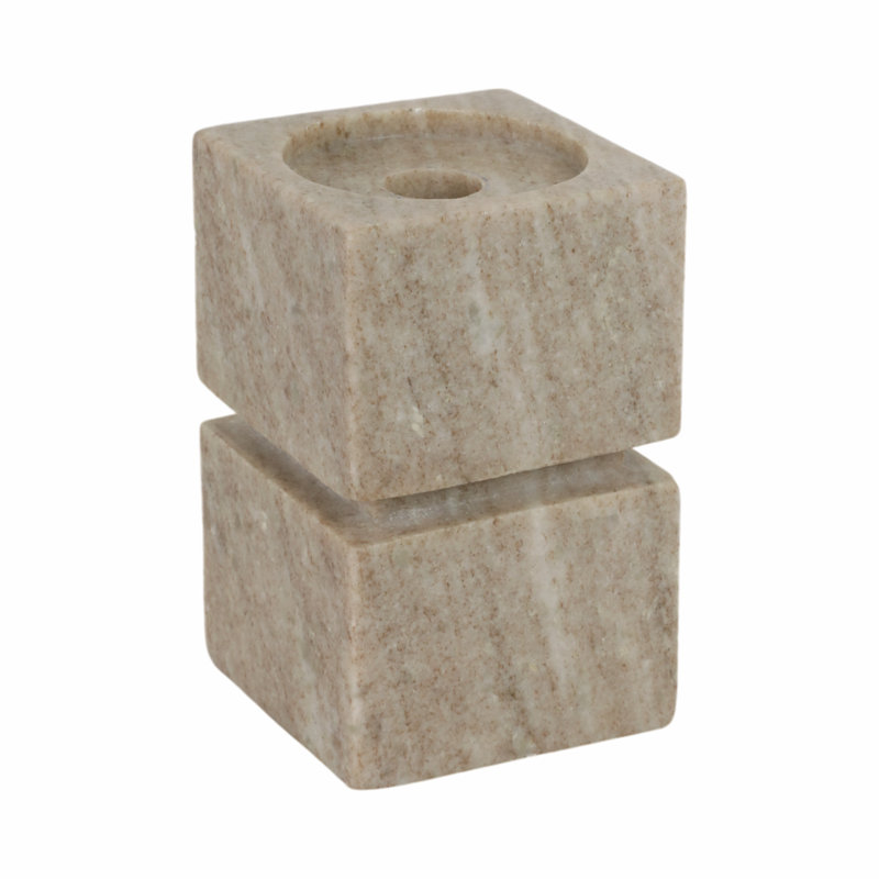 Pillar Candle Holder, 6" H x 4" W x 4" D