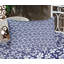 Drap-housse et coussin décoratif hawaïen Ambesonne, bleu nuit et blanc-106790744