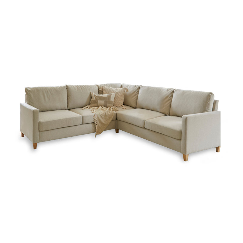 Aharshi 4 Seater Fabric Corner Sofa 