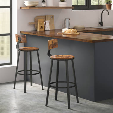 Bolt Down Bar Stools, Bar Stools Counter Height, Floor Mounted Bar Sto –  Strong Oaks Woodshop