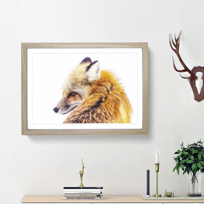 Red Fox in Winter - Framed Print