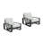 Chetan Indoor/Outdoor Aluminum Lounge Chairs-106409949-106409950