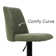 Adiza Swivel Upholstered Adjustable 24"-33" Height Round Base Counter Stool