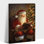 Art mural sur toile GUTTATY Christmas, impressions sur toile de livres de lecture du père Noël, décoration murale vacances d'hiver, photos de salon confortables, affiche d'arbre festif, œuvre d'art saisonnière pour la maison, 8 po x 12 po