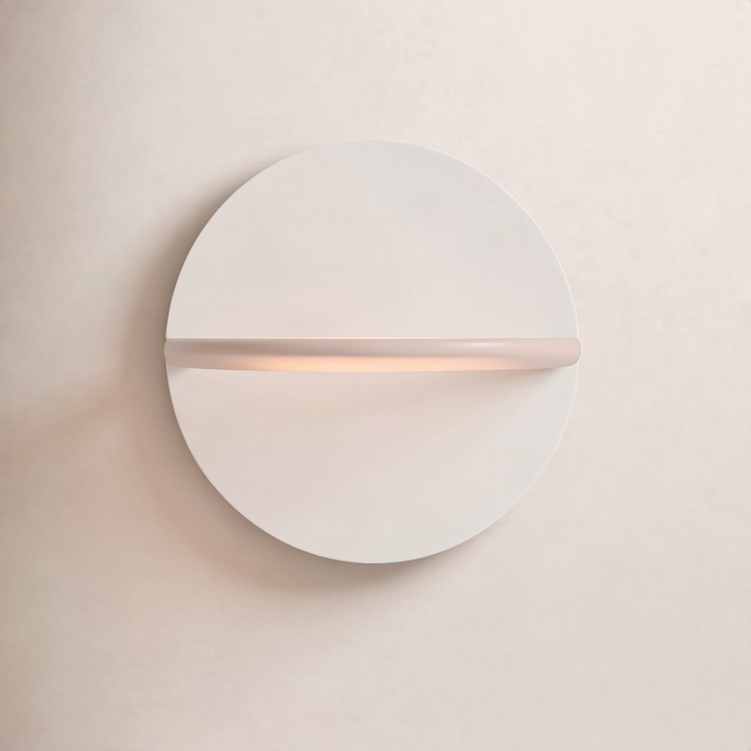Rosalie Single Light Flush Mount Sconce, Matte White