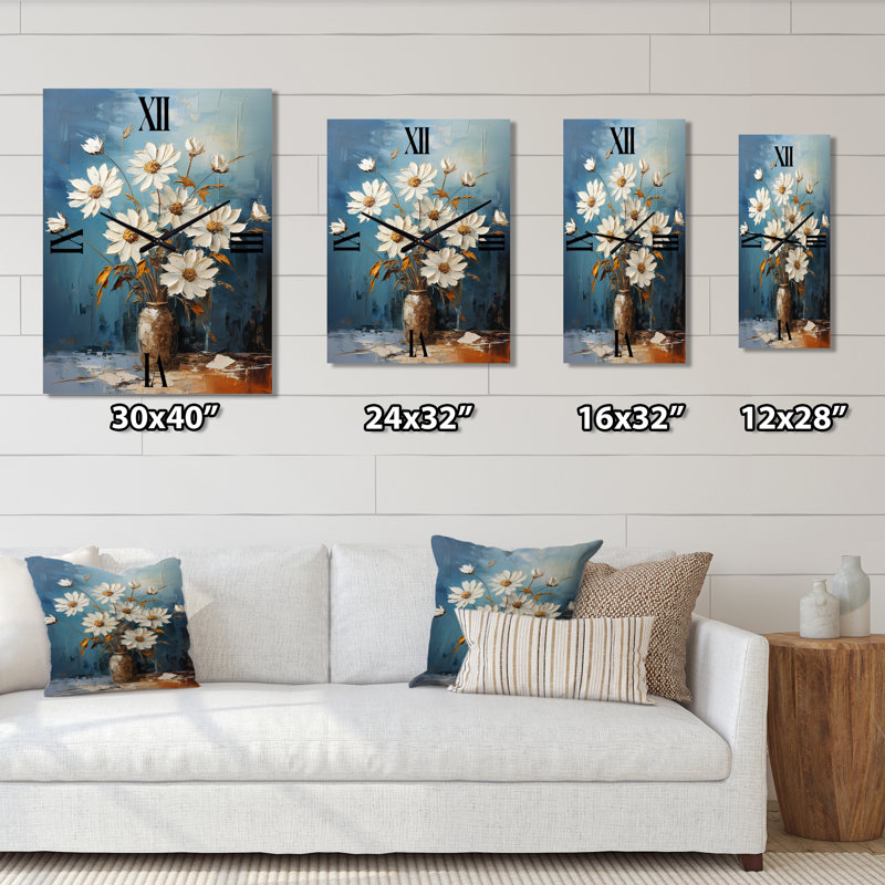 Horloges murales Cynthla - Daisies, Grand