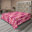Fuchsia pâle et rose pastel / motif floral