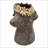 Magnesium Dog Statue Planter with Gold Leaf Crown