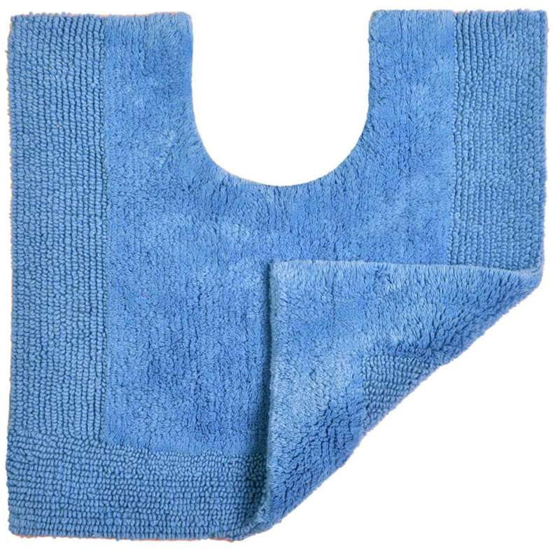 Fredrico Reversible Pedestal Mat, Cornish Blue