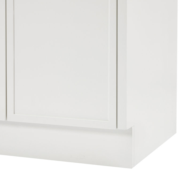 ARIEL Kelly 72 Double Bathroom Vanity Base Only, White