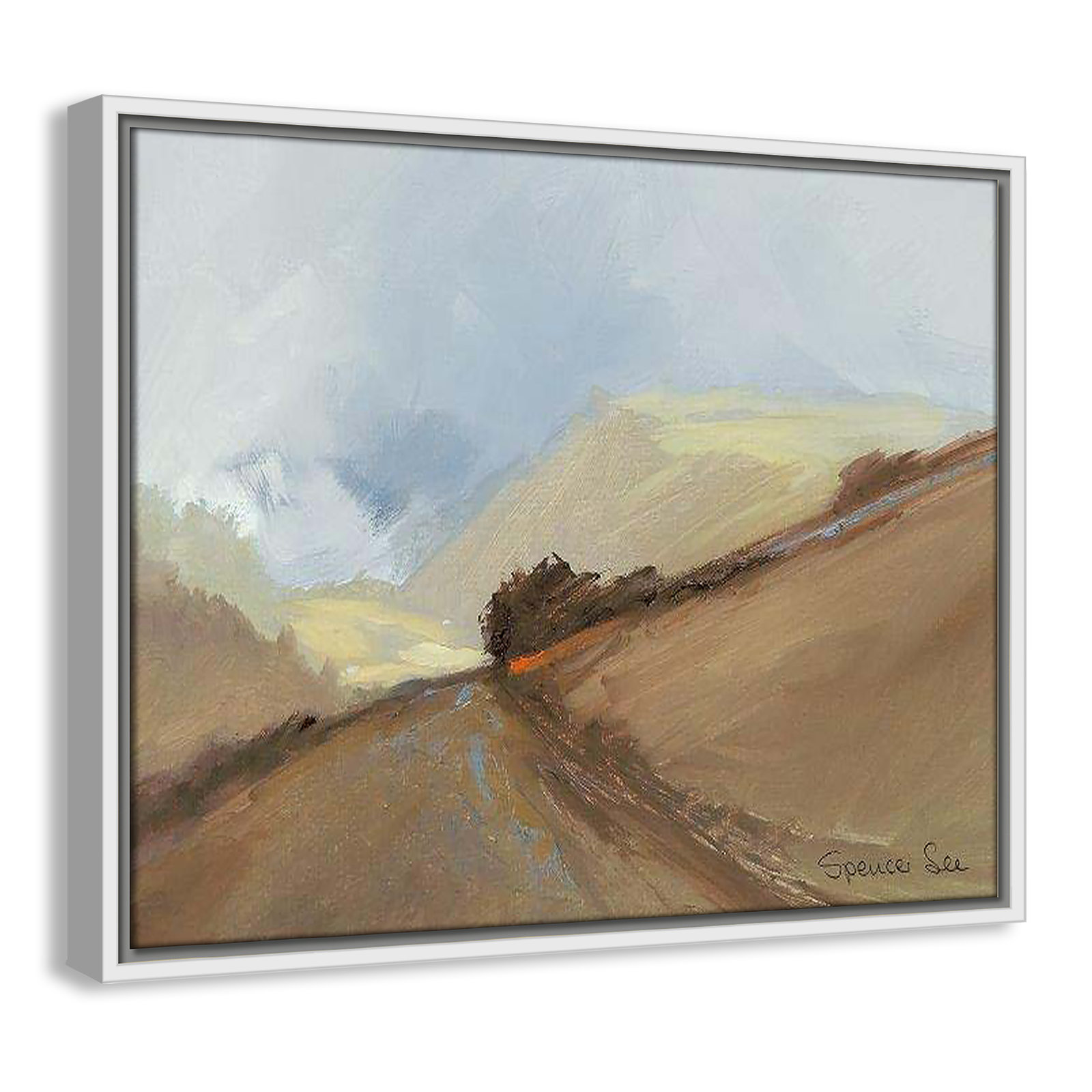Rialta II Print, 17.5'' H x 21.5'' W x 2'' D, White Framed