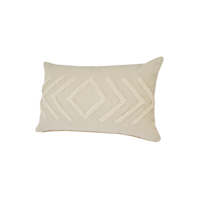Housse de coussin rectangulaire en coton, Housse de coussin seulement - sans coussin
