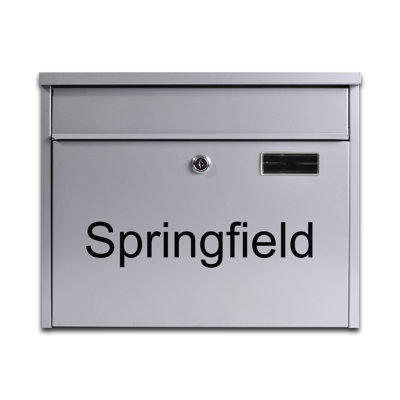 Lillydale Steel Wall Mounted Letter Box