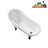 53.1'' x 25.6'' Freestanding Soaking Acrylic Bathtub-72770253-76285534