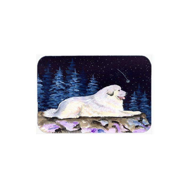 Planche à découper en verre Red Barrel studio® Bernardino Great Pyrenees