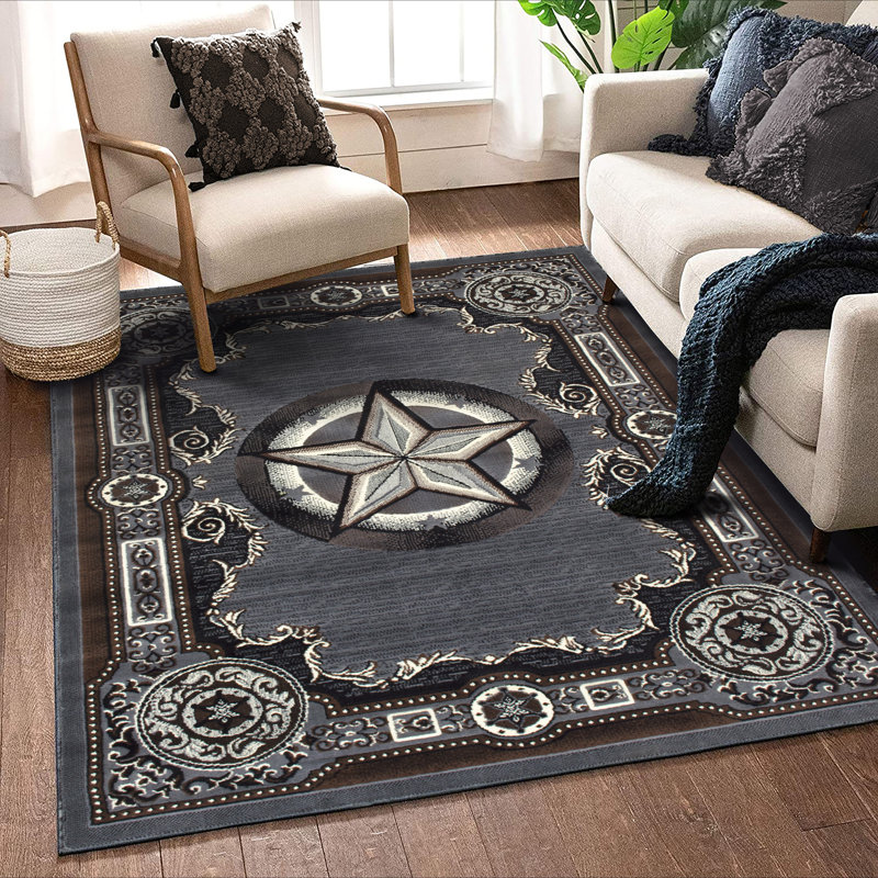 Lobdell Oriental Indoor Rug, Rectangle 7'9" x 9'8"