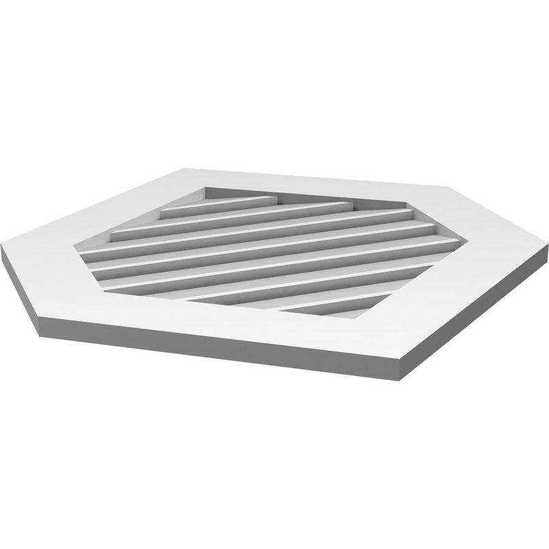 Pente verticale verticale en uréthane 9 pi, H 1 po x l 26 po x L 30 po