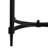 Decorative Oval Marble Top Side Table for Home Decor Accent - Sculptural Narrow End Table for Living Room Styling - Black & White