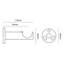 Aubreylynn 3.5cm Single Curtain Pole-1121273297-1120864473