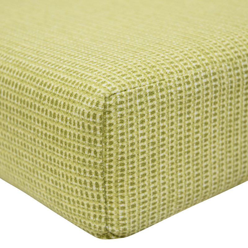 Outdoor 3'' Bench Seat Cushion, Cossette Green Tea