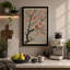 Moonlit Cherry Blossom Japandi - Wrapped Canvas-2122072568-2122072569