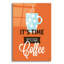 «Coffee Time Orange» par - Impression sans cadre-910901401