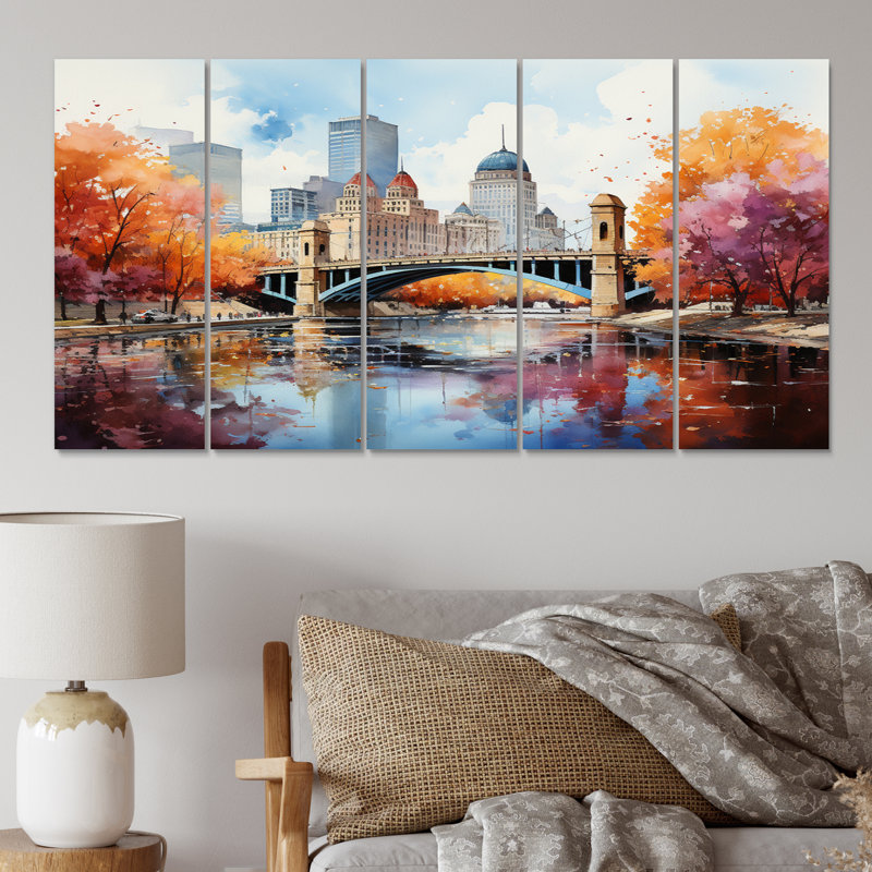 Traditional Cities & Countries Wall Decor on Metal