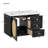 Mid-century Modern Design Bathroom Vanity With Ceramic Sink - Elegant Storage Solution For Every Home