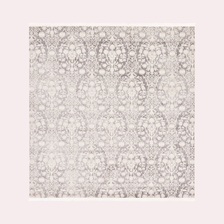 Tapis gris clair Teadora