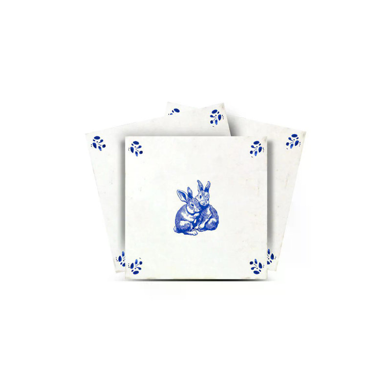 Carreau de mosaïque auto-adhésif en vinyle 5 po x 5 po, 5 po x 5 po