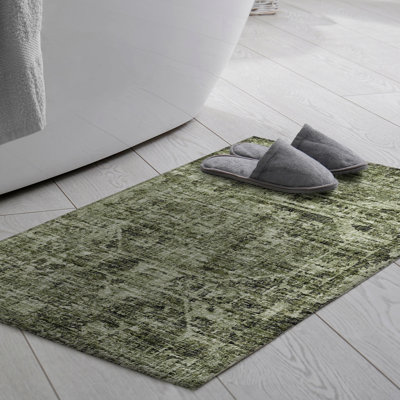 Tapis vert d'intérieur / extérieur en polyester tissé à la machine Fenwick