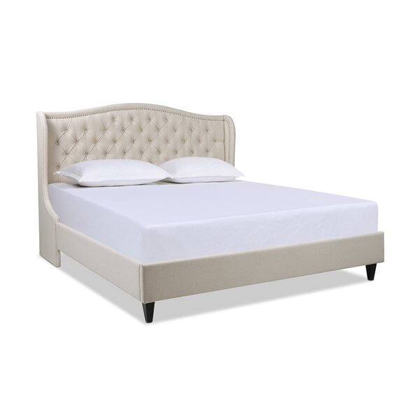 Canora Grey Bigler Upholstered Bed & Reviews | Wayfair