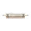 Meuble-lavabo Lucent, 26 po, nickel satiné, verre transparent-823071357