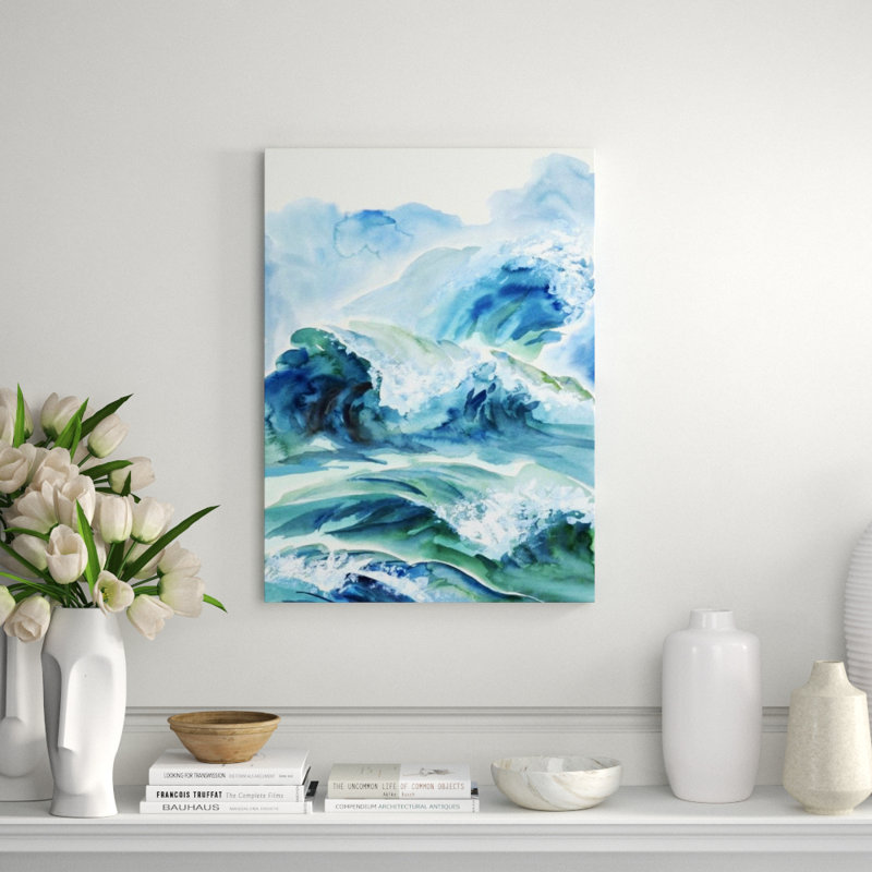Loud Splash III Painting by Jean Kenna, Outdoor, 33" H x 24" W