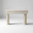 Modern Fluted Console Table with Oversized Hidden Drawers