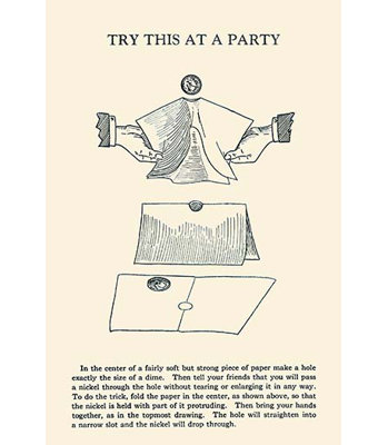 «Try This at a Party» par Harry Houdini, affiche vintage