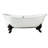 Nelson 72'' x 30.75'' Freestanding Soaking Cast Iron Bathtub-35950642