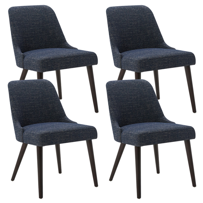 Brisny 19.3'' H Fabric Upholstered Side Chair, Insignia Blue